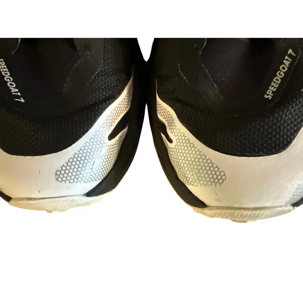 Men US-10 2E EU-44 HOKA Speedgoat 7 Trail Running Sneakers Shoes Black White